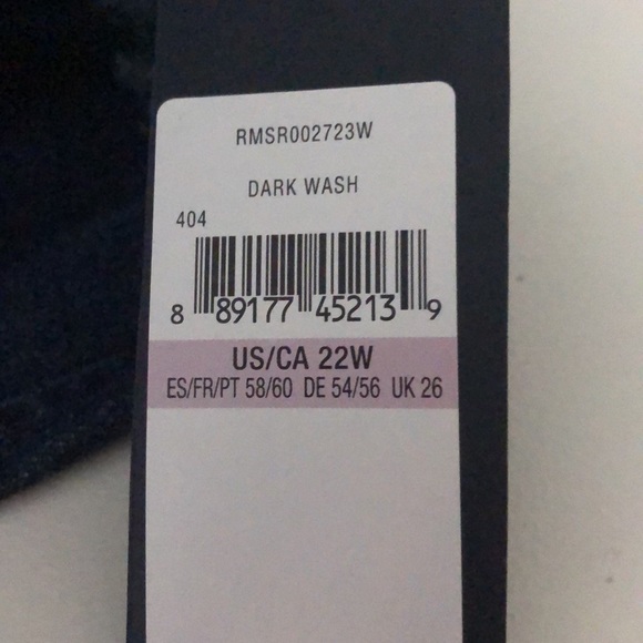 Rachel Roy Dark wash jumpsuit - Picture 8 of 8